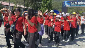 Salda Gölü bilim meraklılarını ağırladı