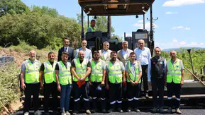 Sinop köylerinde yaz asfaltı mesaisi başladı