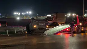 Arnavutköy'de gece yarısı zincirleme kaza