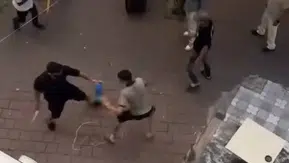 Fatih sokaklarında bıçaklı dehşet anları kameraya yansıdı