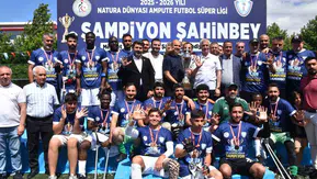 Şahinbey Ampute Futbol Takımı ligi zirvede bitirdi