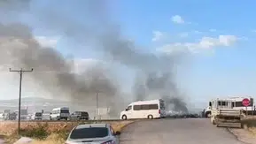 Eskişehir’de yükselen kara dumanlar çevredekileri korkuttu