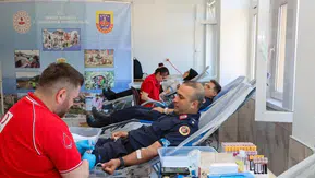 Sinop jandarması kuruluş yıldönümünü kan bağışıyla kutladı