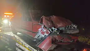 Sivas'ta kavşak kazası 6 kişi hastanelik oldu