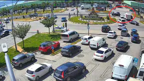 Giresun'da kavşak kazası kamerada Yeniden Refahlı yönetici dahil 4 yaralı