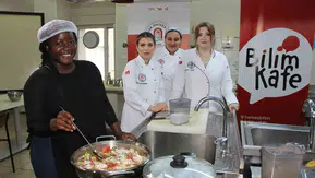 Amasya'daki Afrikalı öğrencilerin Türk mutfağıyla imtihanı