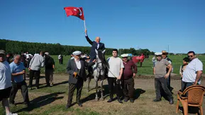 Samsun Terme’de yüzyıllık gelenek atlarla yeniden canlandı