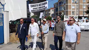 Edirne'de Yunanistan Konsolosluğu önünde protesto