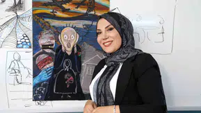 Gümüşhaneli öğretmenden atıklara sanat dokunuşu