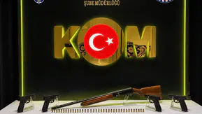 Denizli sokaklarına girmeye çalışan yasa dışı silahlara polis engeli