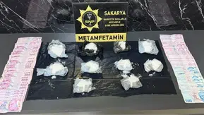 Motosikletli kuryeye narkotik baskını