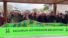 Erzurum’da yürek yakan veda