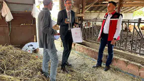 Uşaklı üreticinin kapısı çalındı sahada denetim yapıldı