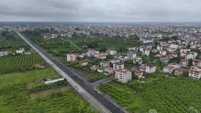 Terme trafiğini rahatlatacak yeni bulvar yolu yükseliyor