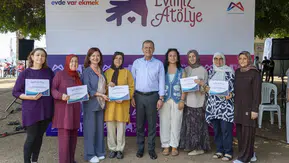 Mersinli kadınlar Evimiz Atölye ile üretime katılıyor