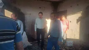 Malatya’daki yangın sonrası esnafa destek ziyareti