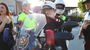 Mersin’de küçük Ünal polis üniformasıyla hayaline kavuştu