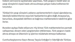 Adalet Bakanı Gürlek yabancı müdahalelere kapıyı kapattı