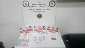 Bafra’da uyuşturucu baskını Ticaret yapanlara suçüstü