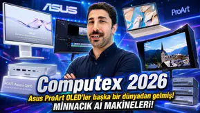 ASUS Computex 2026 fuarında yeni nesil donanımlarını tanıttı