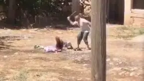 Şanlıurfa’da vicdanları sızlatan şiddet Oğlu annesini sopayla dövdü