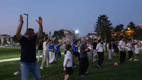 Düzce Merkez Park akşamları spor sahasına dönüşüyor