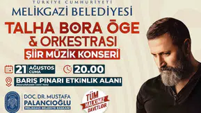 Melikgazi'de Talha Bora Öge ile türkü akşamı