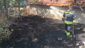 Eskişehir Çifteler’de korkutan yangın büyümeden durduruldu