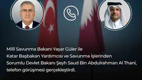 Bakan Güler ve Katarlı mevkidaşından savunma hattı görüşmesi