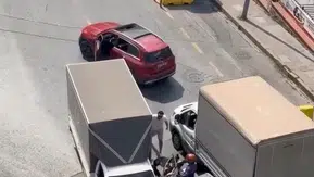 Kağıthane trafiğinde kavga eden iki sürücüye ağır fatura