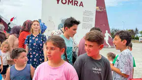 Yomra semaları çocukların rengarenk uçurtmalarıyla şenlendi