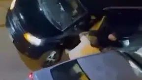 Çekmeköy trafiğinde yol verme kavgası kameraya yansıdı