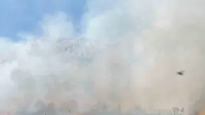 Sason’da orman yangını evlerin kapısına dayandı