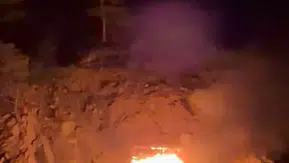 Kumluca açıklarında tur teknesi küle döndü