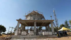 Gaziantep’in tarihi Dülük Baba Türbesi küllerinden yeniden doğuyor