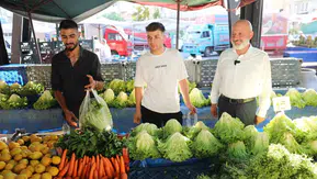 Kayseri'de pazar yerlerine zabıta denetimi geldi