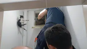 Amasya'da itfaiyeye kök söktüren kedi kurtarma operasyonu