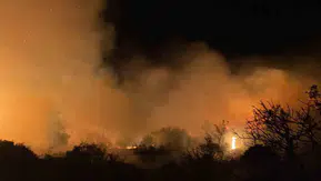 Gazipaşa yolunda yangın alarmı