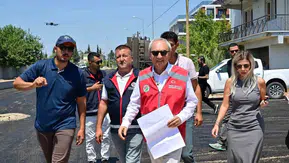 Altınova’nın ana arterinde asfalt mesaisi tamamlandı
