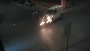 Tarsus'ta kavşak dehşeti: Güvenlik kamerası o anları saniye saniye kaydetti