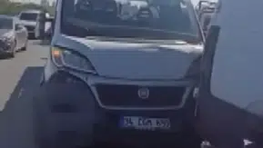 TEM Otoyolu'nda saniyeler süren dehşet: Çekici kamerası o anları kaydetti
