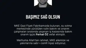 Etimesgut'ta rutin bakım faciası: MKE fabrikasında acı haber