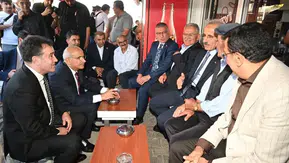 Bakan Uraloğlu ile Bölge Turuna Çıkan Başkan Büyükkılıç Ulaşım Projelerini Denetledi