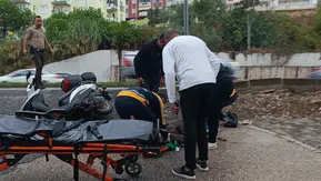 Mudanya'da motosiklet kazası: Sürücünün yaşam mücadelesi sürüyor