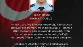 Şırnak'tan gelen acı haber: Görev başında yaralanan polis memuru yaşam mücadelesini kaybetti
