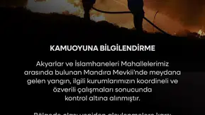 Bodrum'da korkutan alevler: Mandıra Mevkii'nde yangın paniği sona erdi