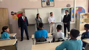 Karakoyunlu'da eğitim mesaisi: Kaymakam Kayaş'tan okul ziyareti