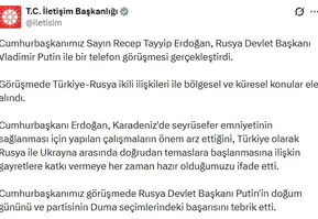 Erdoğan ve Putin hattında kritik diplomasi: Doğum günü tebriğiyle başlayan görüşme