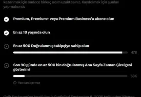X platformunda içerik üreticileri için yeni dönem başlıyor
