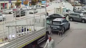 Kırşehir'de yürekleri ağza getiren kaza: Ters yöne giren motosikletli otomobile çarptı